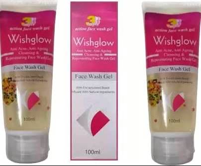 WISHGLOW Anti Acne,Anti Ageing Cleansing Rejuvenating Gel Face Wash  (100 ml)